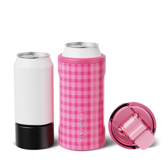 Hopsulator Trio | Pink Gingham | 12/16oz Standard Cans