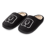 BrüMate Fuzzy Slippers | Black thumbnail image 1 