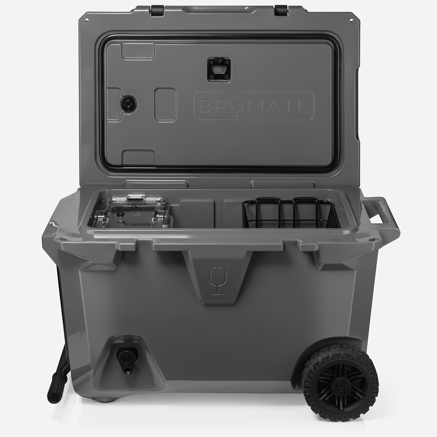 BrüTank 55-Quart Rolling Cooler | Charcoal