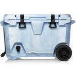 BrüTank 55-Quart Rolling Cooler | Light Blue & White Swirl thumbnail image 1 