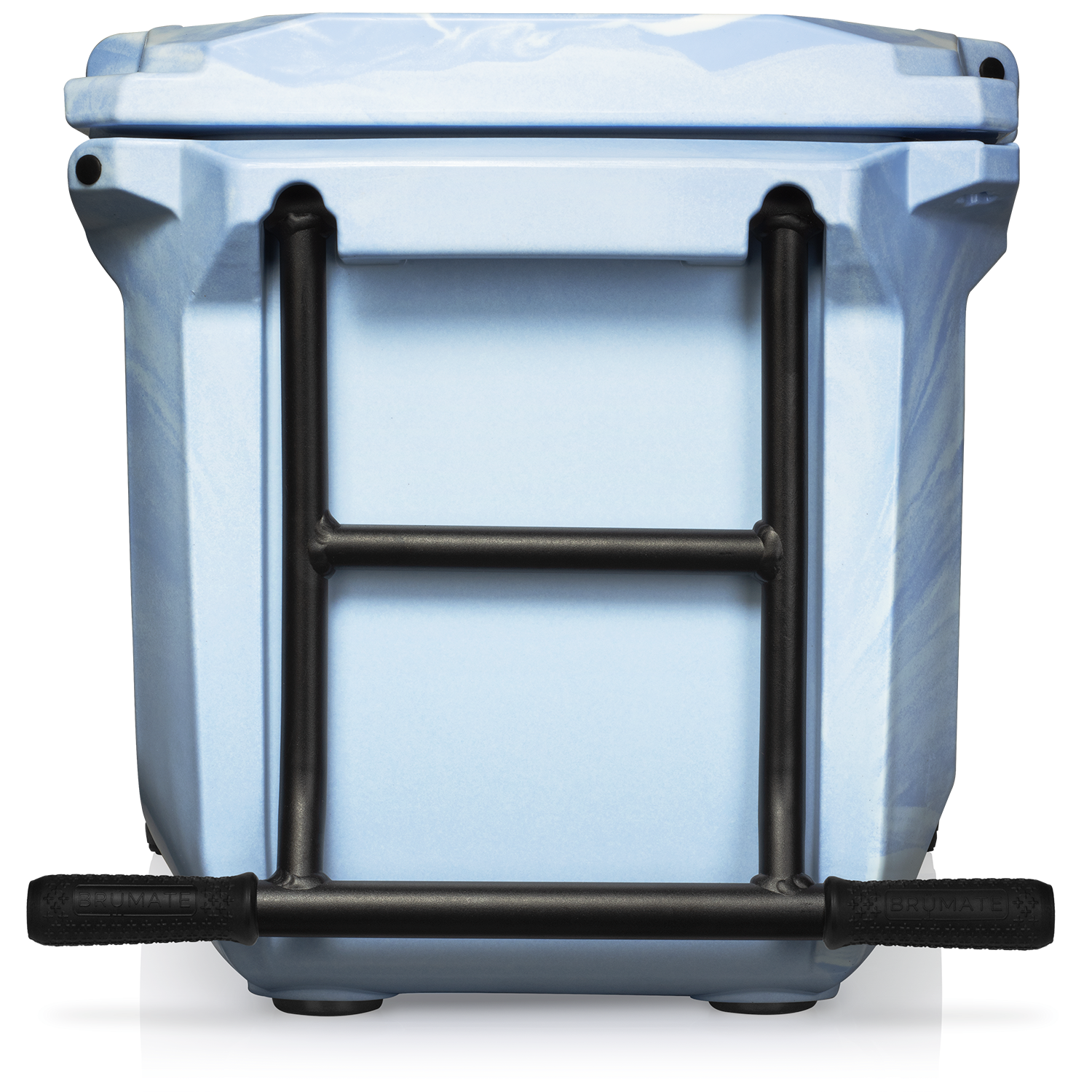 BrüTank 55-Quart Rolling Cooler | Light Blue & White Swirl