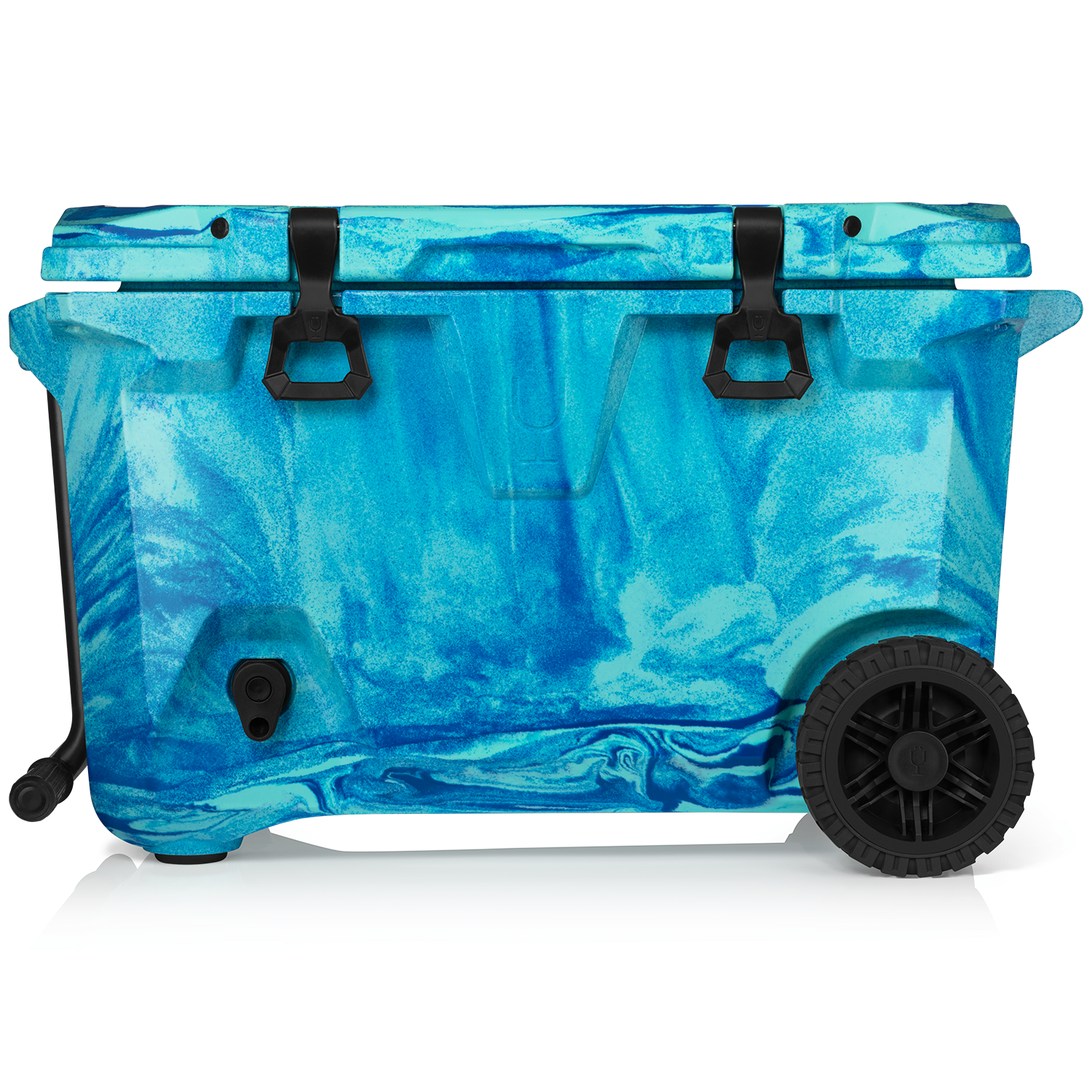 BrüTank 55-Quart Rolling Cooler | Ocean Swirl