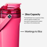 MultiShaker | Neon Pink | 26oz thumbnail image 2 