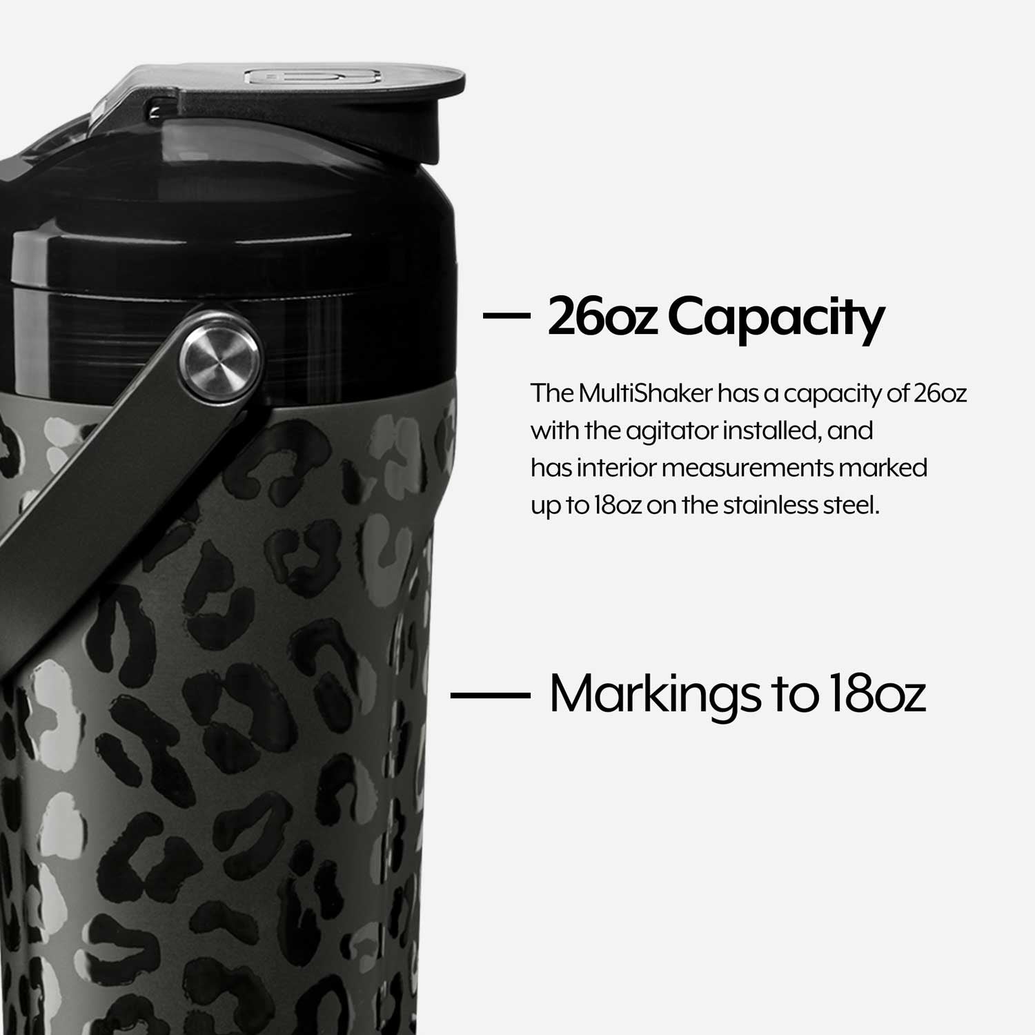 MultiShaker | Onyx Leopard | 26oz